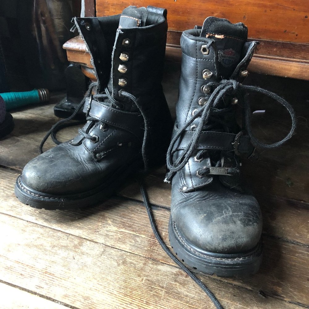 Harley Davidson Combat Boots 6 1/2 but run small